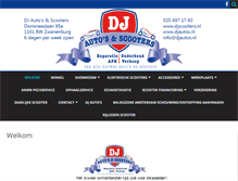 Tablet Screenshot of djscooters.nl
